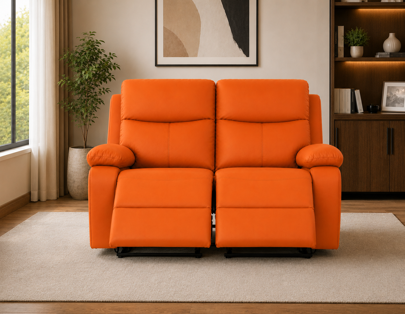Compact 2-Seater Recliner